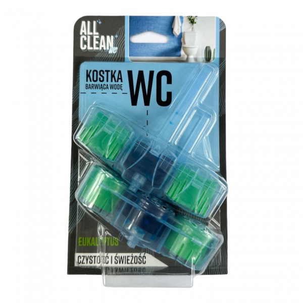 Kostka WC All Clean eukaliptus