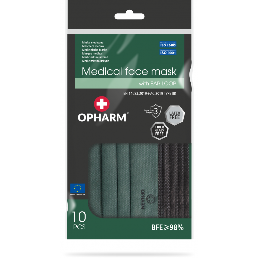 Maska Medyczna Opharm 10 sztuk folia...